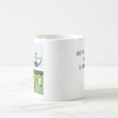 最高のパパEVER BY PARカスタム4写真 コーヒーマグカップ (中央)