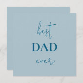 最高のパパEver Card | 父の日贈り物 (正面/裏面)