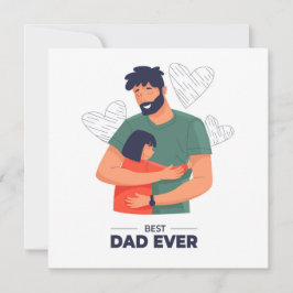 最高のパパEver Card - Faters Day Card シーズンカード
