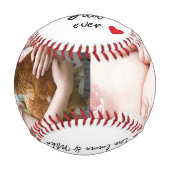 最高のパパEver Cute 2フォトカスタム 野球ボール (正面)