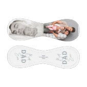 最高のパパEver Dusty Blue Plaid Faters Day写真 野球ボール (パネル)