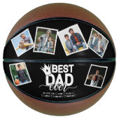 最高のパパEver & Family 6 Photos Father's Day バスケットボール (正面)