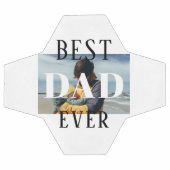 最高のパパEver Family Kids Father写真 サッカーボール (フラット)