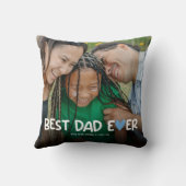 最高のパパEver Family Photo クッション (裏面)