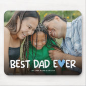 最高のパパEver Family Photo マウスパッド (正面)