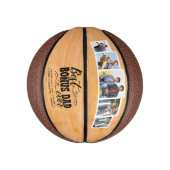 最高のパパEver Family Photos Father's Day ミニバスケットボール (縦)