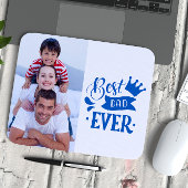 最高のパパever Faters Day写真パーソナライズされた マウスパッド