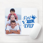 最高のパパever Faters Day写真パーソナライズされた マウスパッド (マウス)