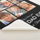 最高のパパEver Faters Day Photo Collage シェルパブランケット (3/4)