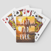 最高のパパEver Father Child Photo トランプ (裏面)