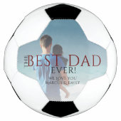 最高のパパEver Father's Dayの写真 サッカーボール (正面)