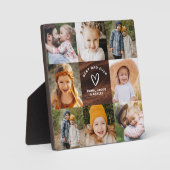 最高のパパEver Father's Dayフォトウッドグレイン フォトプラーク (正面)