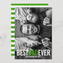 最高のパパEver Father's Dayフォトカード
