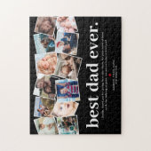 最高のパパEver Father's Dayフォトコラージュ ジグソーパズル (縦)