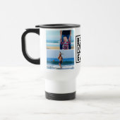 最高のパパEver Father's Dayフォトコラージュ トラベルマグ (左)