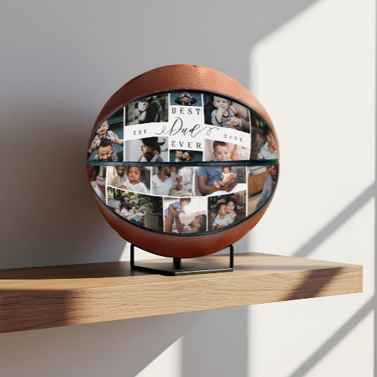 最高のパパEver Father's Dayフォトコラージュ バスケットボール