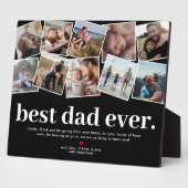 最高のパパEver Father's Dayフォトコラージュ フォトプラーク (側面)