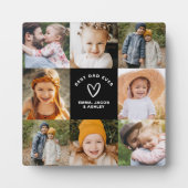 最高のパパEver Father's Dayフォトコラージュ フォトプラーク (正面)