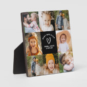 最高のパパEver Father's Dayフォトコラージュ フォトプラーク (正面)