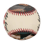 最高のパパEver Father's Dayフォトコラージュ 野球ボール (裏面)