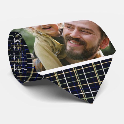 最高のパパEver Father's Dayフォトブラストライプのック ネクタイ (ロール)