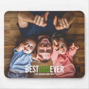 最高のパパEver Father's Dayフォトマウスパッド マウスパッド
