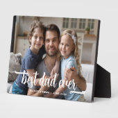 最高のパパEver Father's Day写真 フォトプラーク (側面)