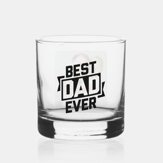 最高のパパEver Father's Day写真Instagram ウイスキーグラス (正面)