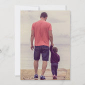 最高のパパEver Father's Day家族全員の写真 シーズンカード (正面)