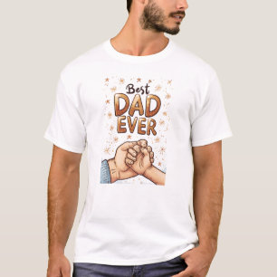最高のパパEver - Father's Day Bond Art Tシャツ