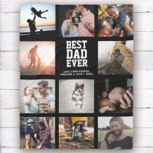 最高のパパEVER Father's Day Instagramフォトコラージュ