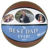 最高のパパEver Father's Day Keepsake 3 Photo バスケットボール (正面)