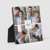 最高のパパEver Father's Day Kids Photo Collage フォトプラーク (正面)