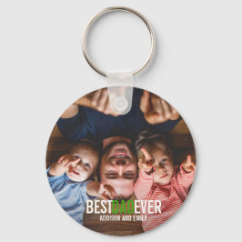 最高のパパEver Father's Day Photo Keychain キーホルダー