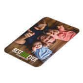 最高のパパEver Father's Day Photo Magnet マグネット (左側)