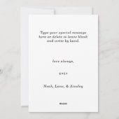 最高のパパEver Father's Day Red Buffalo Plaid Photo シーズンカード (裏面)