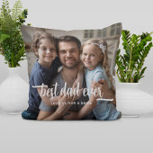 最高のパパEver Father's Day Script写真 クッション