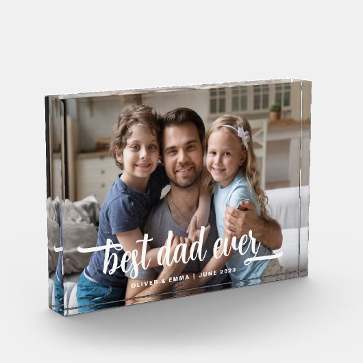 最高のパパEver Father's Day Script フォトブロック (左)