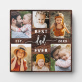 最高のパパEver Father's Day Wood Photo Collage フォトプラーク (正面)