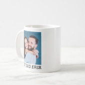 最高のパパEver Full Photo パーソナライズされた Coffee Mag コーヒーマグカップ (正面左)