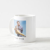 最高のパパEver Full Photo パーソナライズされた Coffee Mag コーヒーマグカップ (正面左)