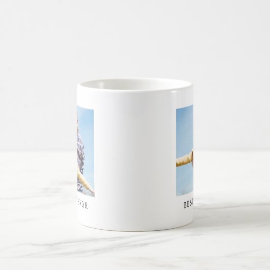 最高のパパEver Full Photo パーソナライズされた Coffee Mag コーヒーマグカップ (中央)