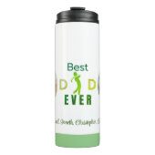 最高のパパEver Golf 2クール Photoモダン Faters Day タンブラー (正面)