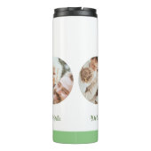 最高のパパEver Golf 2クール Photoモダン Faters Day タンブラー (裏面)