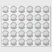 最高のパパEver Golf Ball Pattern Kids Names ラッピングペーパー (フラット)
