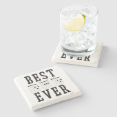 最高のパパEver Guitar Chord |父の日贈り物 ストーンコースター (横)