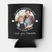最高のパパEver Happy Father's Dayカスタム2写真 缶クーラー (正面)