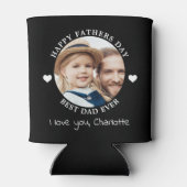 最高のパパEver Happy Father's Dayカスタム2写真 缶クーラー (裏面)