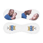 最高のパパEver Hearfeelカスタム写真 野球ボール (パネル)