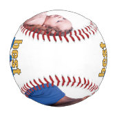 最高のパパEver Hearfeelカスタム写真 野球ボール (裏面)